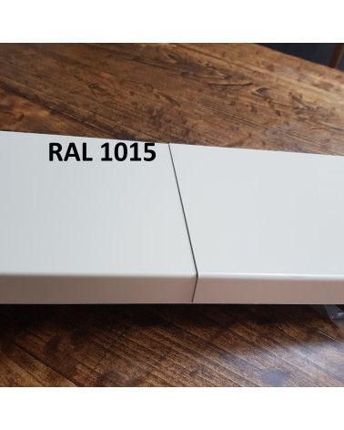 Bandeau de Rive 1 plis en Aluminium couleur RAL 1015