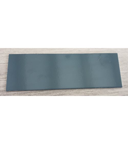 Echantillon Fond de Hotte / Crédence Alu Bleu Gris RAL 5008 1,5 mm