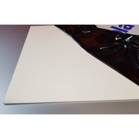 Crédence Aluminium Blanc Signalisation RAL 9016 sur mesure