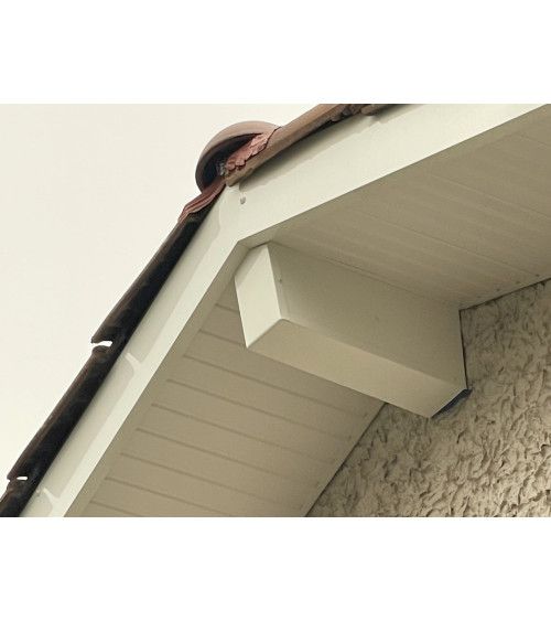 Bandeau de Rive 1 plis en Aluminium couleur RAL 9010