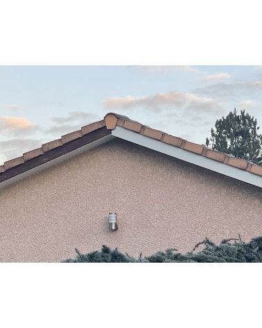 Bandeau de Rive 1 plis en Aluminium couleur RAL 9010