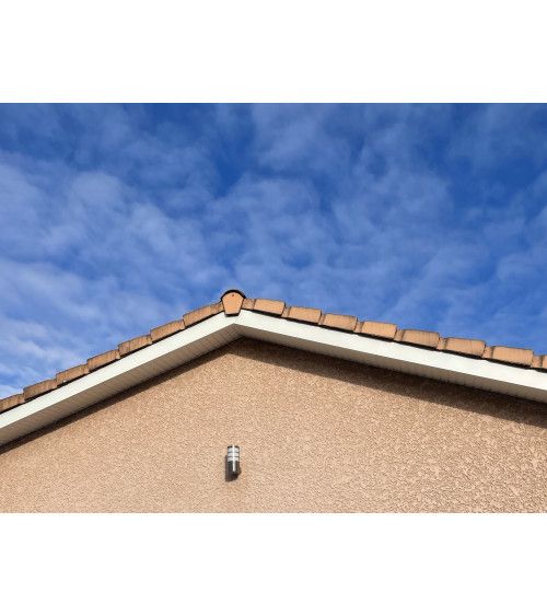 Bandeau de Rive 1 plis en Aluminium couleur RAL 9010