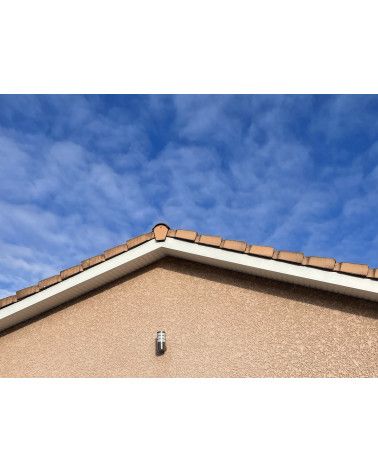 Bandeau de Rive 1 plis en Aluminium couleur RAL 9010