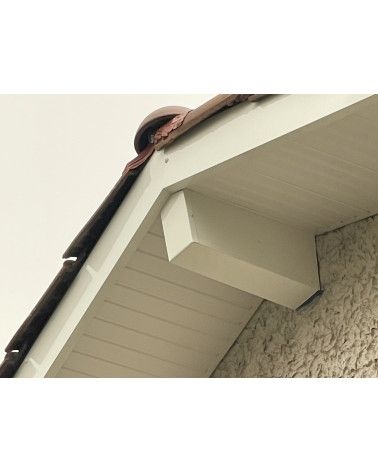 Bandeau de Rive en Aluminium couleur RAL 9010