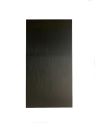échantillon anodise noir brosse