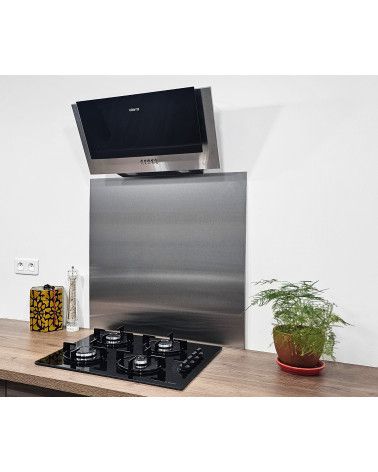Fond de Hotte / Crédence Inox Magnétique Brossé 1 mm
