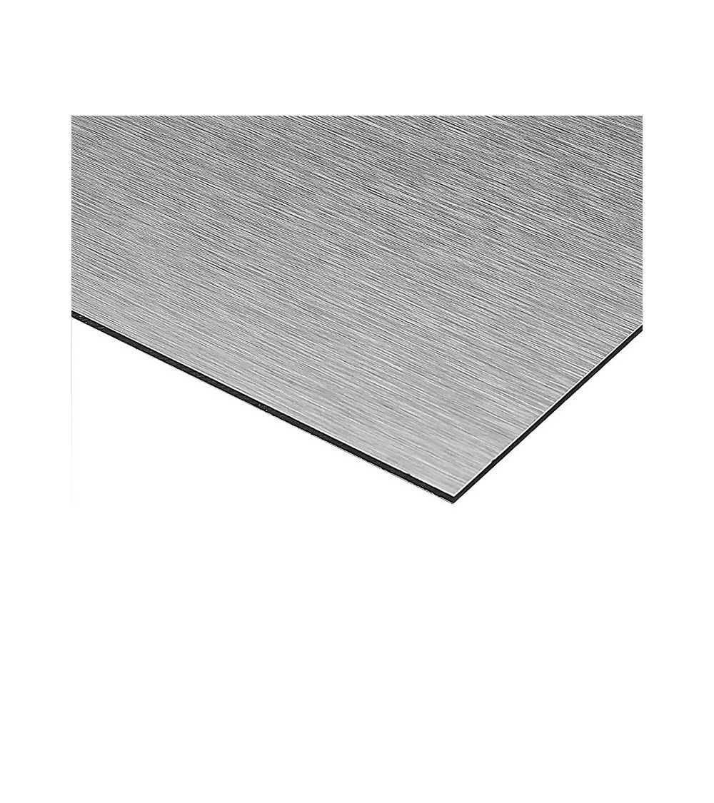 Plaque de crédence de cuisine en bois composite, 180 x 60 cm | Protection anti-éclaboussures pour cuisinière d'évier | Aluminium Dibond épaisseur 3 mm – Fabriqué en UE | Colle incluse