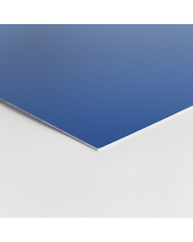 Plaque Aluminium Bleu Gentiane RAL 5010 sur mesure