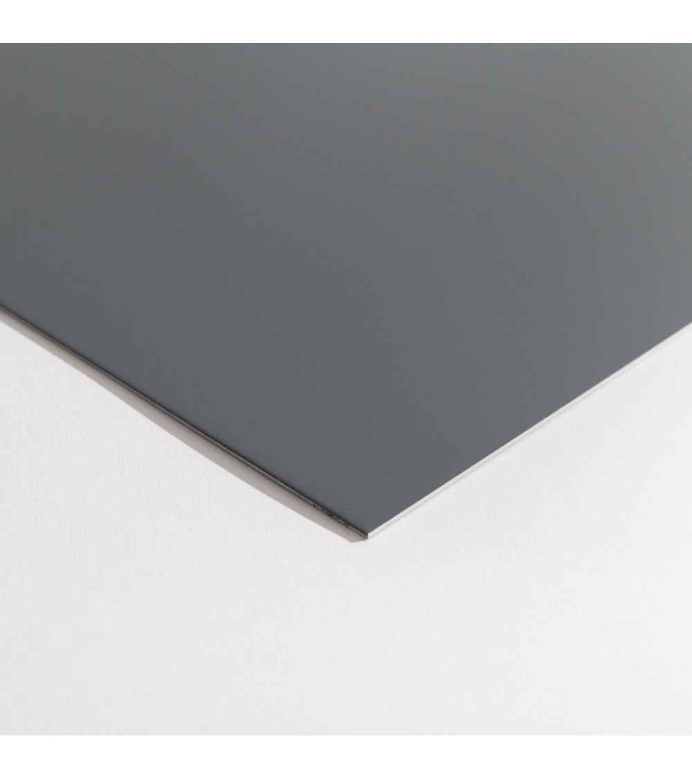 Plaque Aluminium Gris Fer Ral 7011