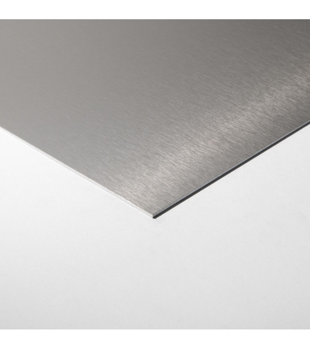 AUA SIGNALETIQUE Placca In Alluminio Spazzolato "1° Piano" | 130x130 Mm | Adesiva | Per Segnaletica Interna Di Uffici E Studi