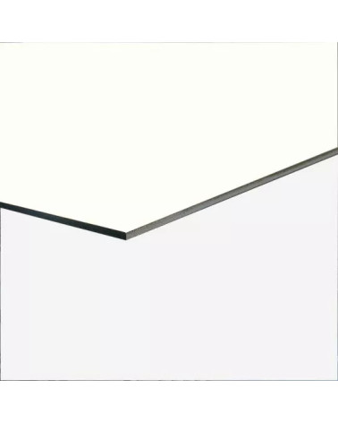 Bandeau de Rive 2 plis en Aluminium couleur RAL 9016