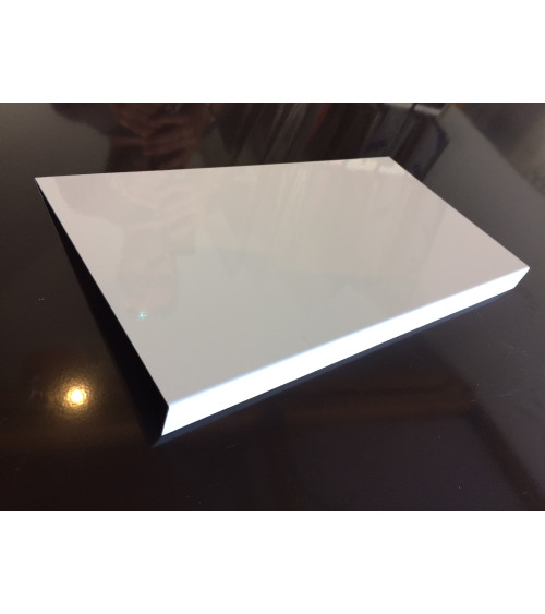 Bandeau de rive 1 pli sur mesure en aluminium couleur. Différent coloris disponibles