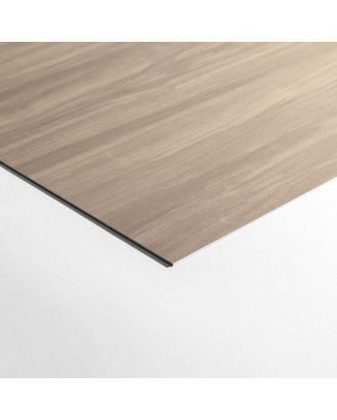 Echantillon Fond de Hotte / Crédence  Aluminium Chêne Clair