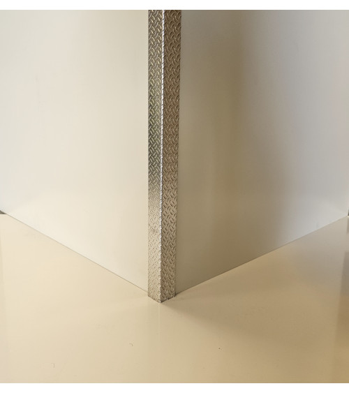 Lot de 5 cornières Antidérapant (strier - grain de riz)