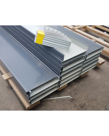 Couvertine ACIER 0,75 MM Ral 7016 / RAL 9010  / RAL 9006