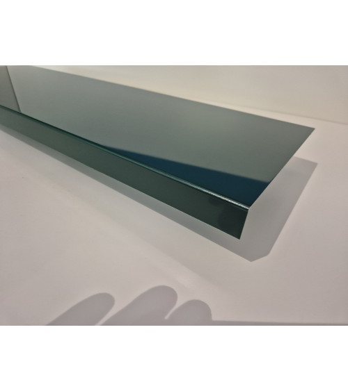 Bandeau de rive 1 pli sur mesure en aluminium couleur. Différent coloris disponibles