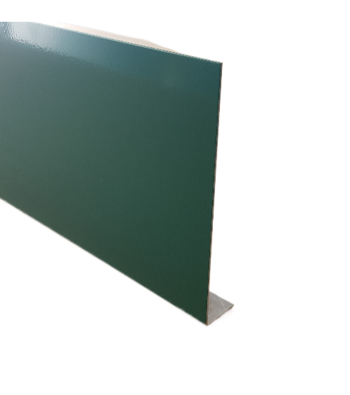 Bandeau de rive 1 pli sur mesure en aluminium couleur. Différent coloris disponibles