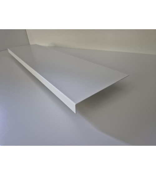 Bandeau de rive 1 pli sur mesure en aluminium couleur. Différent coloris disponibles