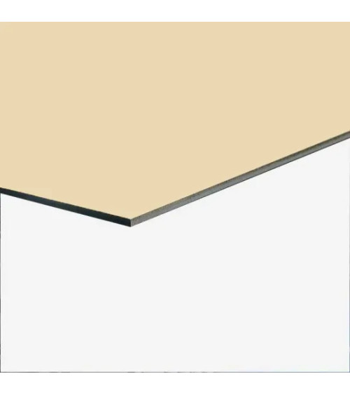 Echantillon Aluminium RAL 1014 Ivoire