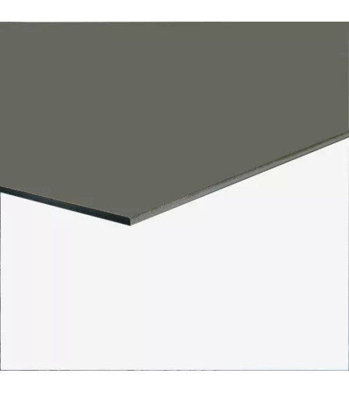 Échantillon Alu Gris Brun RAL 7013 Sat