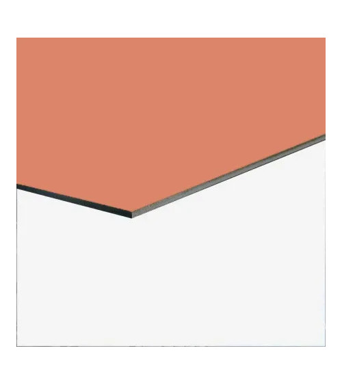 Échantillon Alu Rouge Beige RAL 3012 Sat