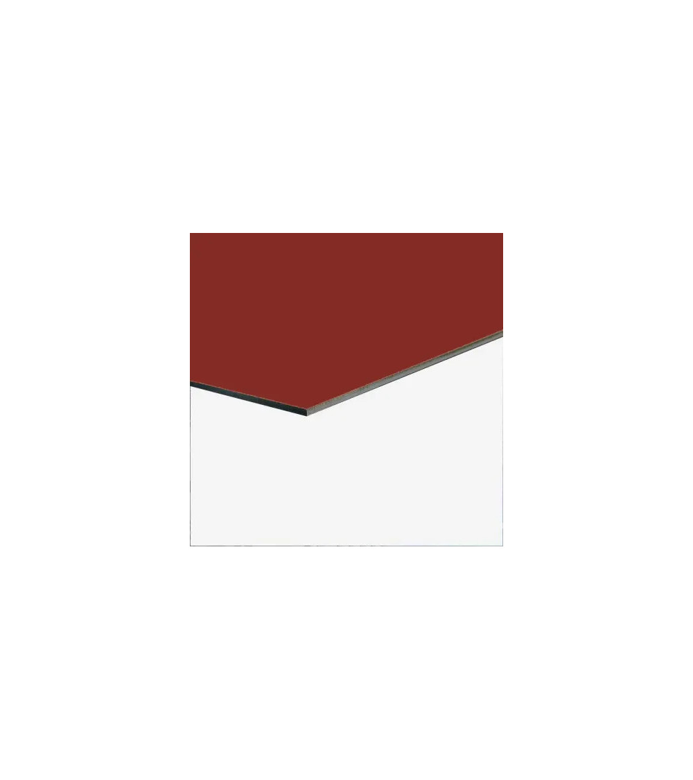 Échantillon Alu  Rouge Oxyde RAL 3009 Sat