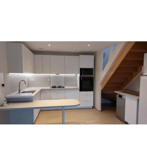 Crédence Aluminium Blanc Ral 9010 -1,5 mm-Fond de Hotte