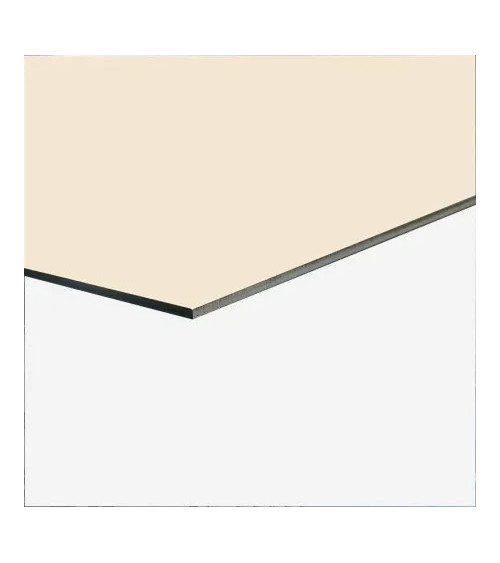 Plaque Aluminium Blanc Perlé Ral 1013