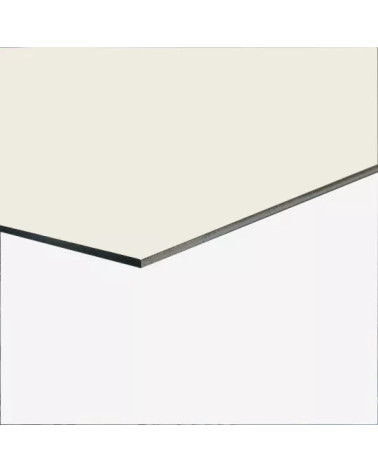 Échantillon Alu Blanc Gris-1,5 mm RAL 9002