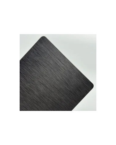 Échantillon Inox Noir brossé