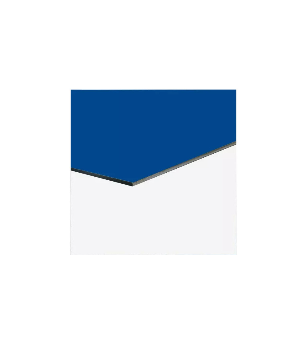 Plaque Aluminium Bleu Gentiane RAL 5010 sur mesure