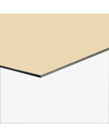 Plaque Aluminium Ivoire Ral 1014 SAT