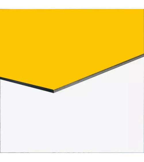 Plaque Aluminium Jaune Signalisation RAL 1023 B