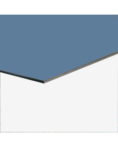 Plaque Aluminium Bleu Pigeon  Ral 514 S