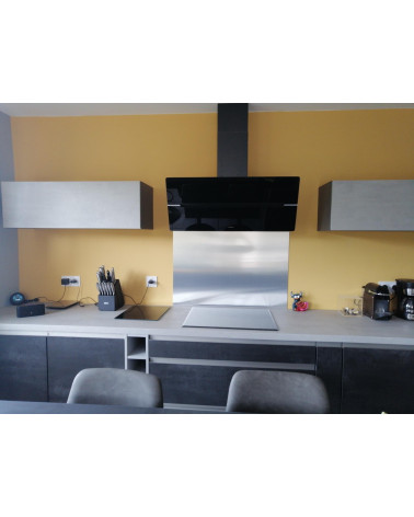 Fond de Hotte / Crédence Inox Magnétique Brossé 1 mm