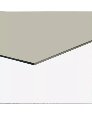 Échantillon Alu Gris Soie RAL 7044 Sat