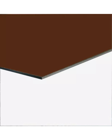 Alu 1mm RAL 1247 Marron