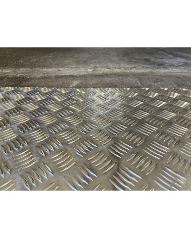 Plaque Aluminium Strié