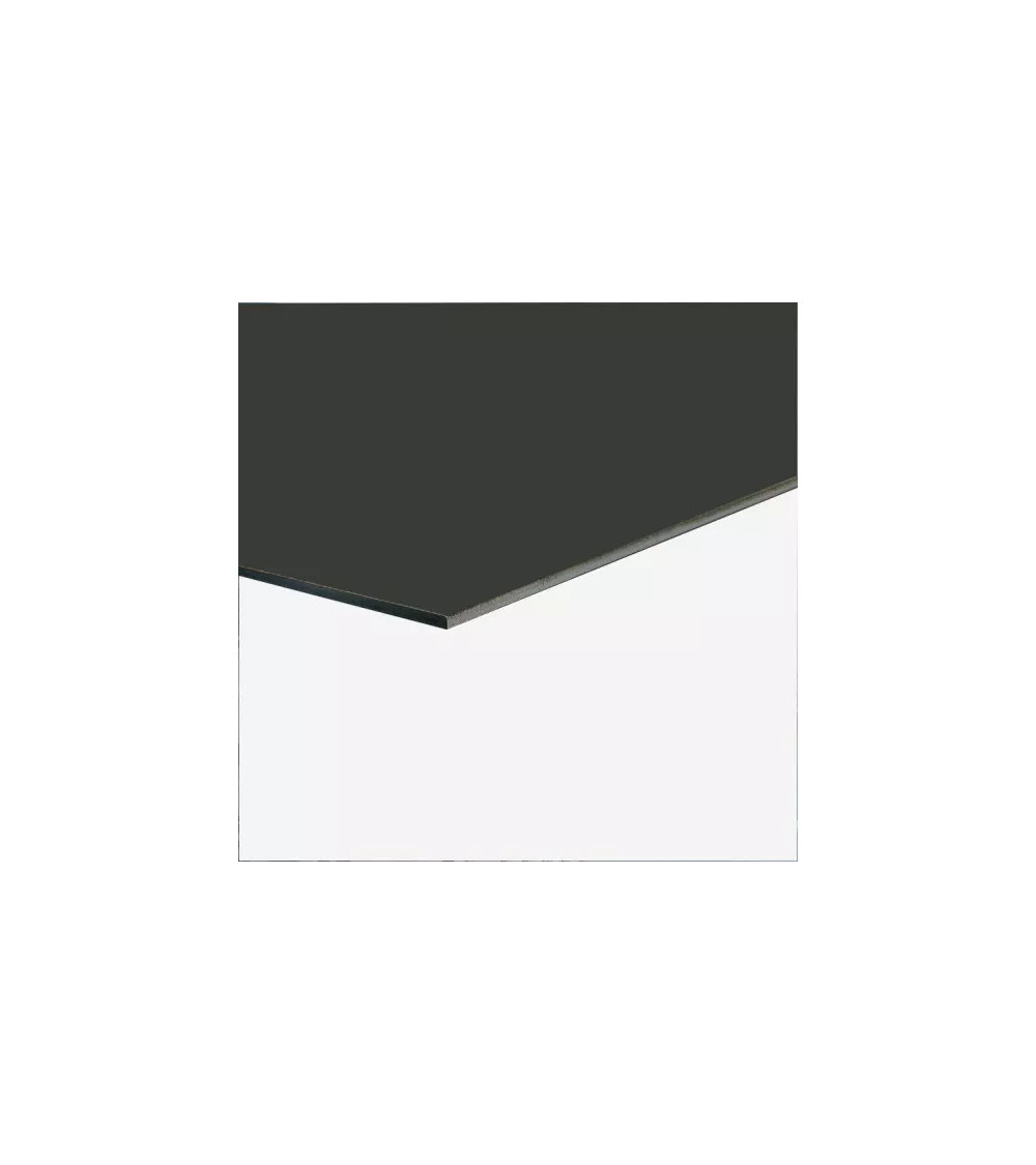 Plaque Aluminium Gris Terre d'ombre RAL 7022 Sat