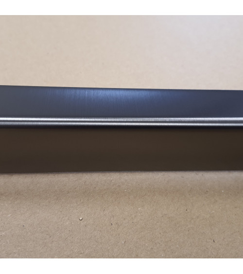 Cornière inox noir brosse