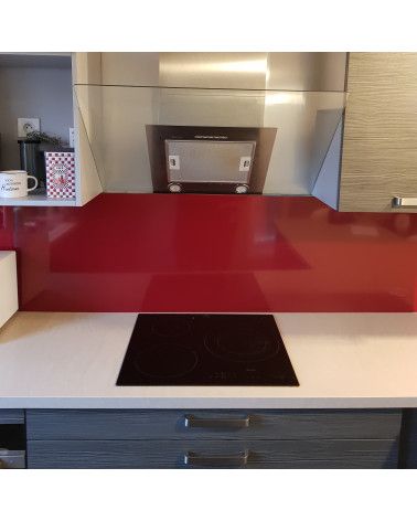 Crédence Aluminium Rouge Pourpre RAL 3004