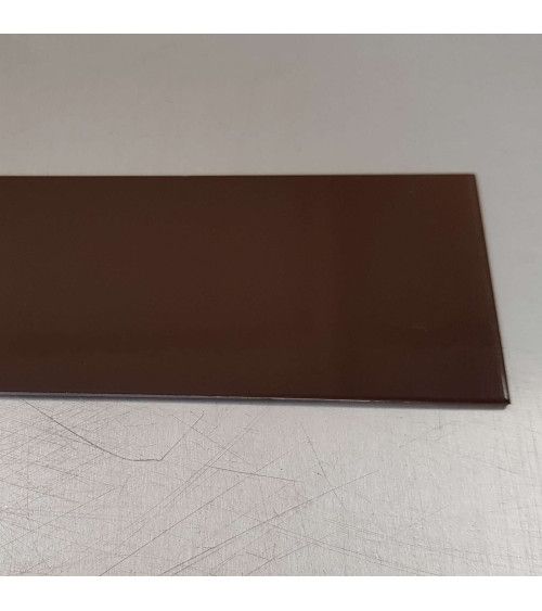 Échantillon Alu Brun Chocolat-1,5 mm RAL 8017