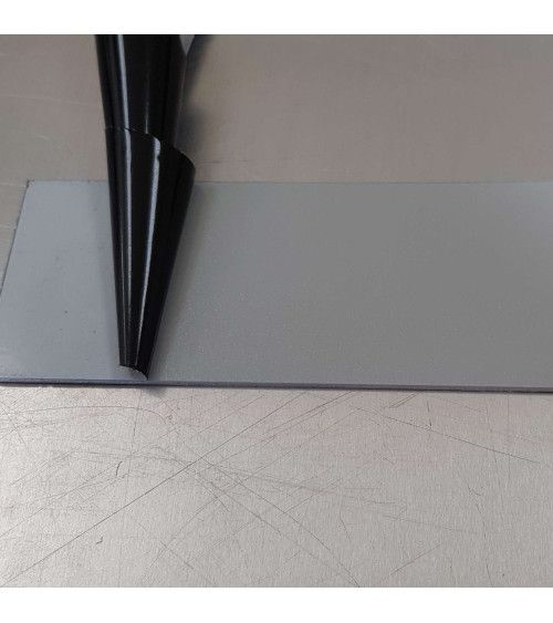 Échantillon Alu Gris-1,5 mm RAL 9006 S