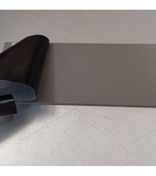 Échantillon Alu Gris-1,5 mm RAL 9007
