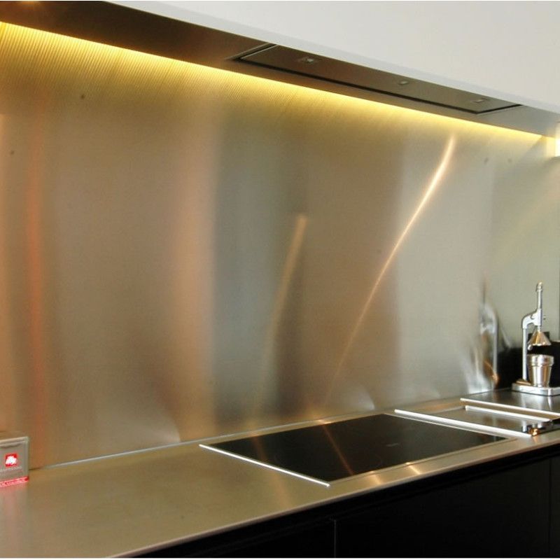 Crédence Inox Brossé 1,5 mm Crédence Inox Brossé 1,5 mm