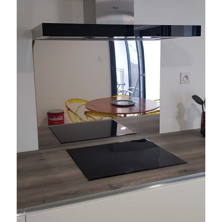 Crédence Inox Poli Miroir 1 mm sur mesure