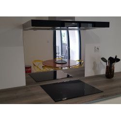 Crédence Inox Poli Miroir 1 mm sur mesure