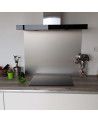 Crédence Composite Aluminium Brossé