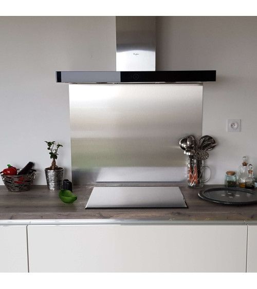 Crédence De Cuisine En Composite Cuivre Brossé - Hauteur 20 Cm, Longueur 130 Cm, épaisseur 3 Mm - Résistante Chaleur/eau