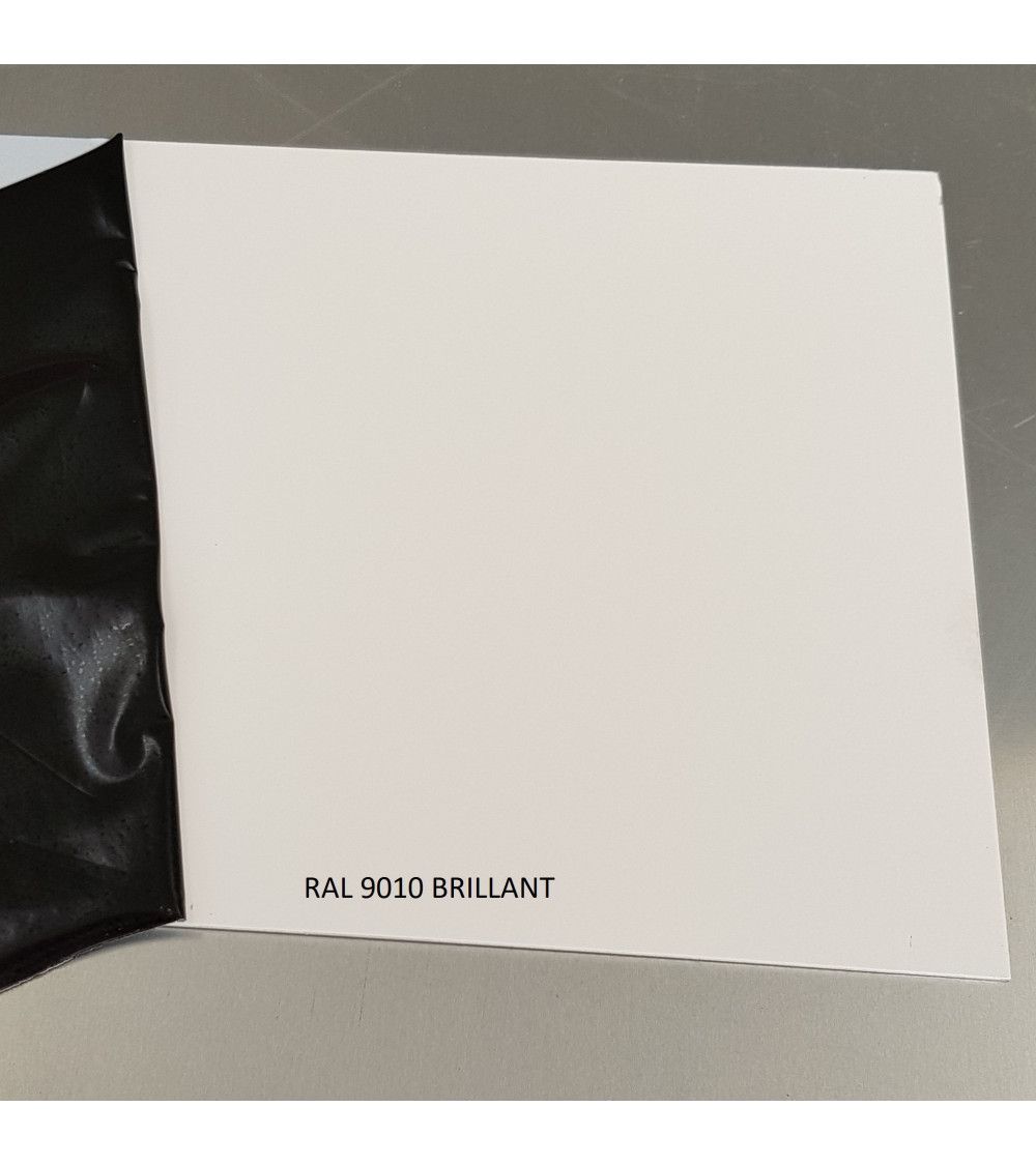 Plaque aluminium RAL 9010 Brillant Plaque aluminium RAL 9010 Brillant